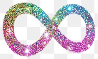 PNG Infinity icon glitter accessories accessory.
