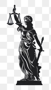 PNG Law logo art female person.