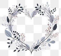 PNG Floral frame with flower art illustrated graphics.