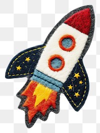 PNG Felt stickers of a single space rocket symbol accessories accessory.