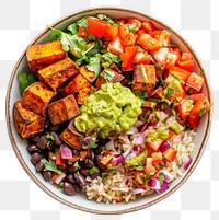 PNG Guacamole platter food meat.