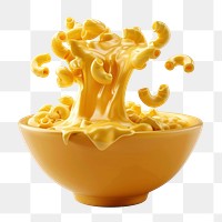 PNG American mac n cheese macaroni dessert cream.