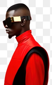 PNG  Fashion photography representing of futuristic cybernatic accessories sunglasses accessory.