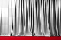 PNG stage curtain mockup, transparent design