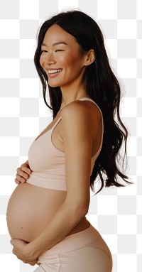 PNG Asian pregnant woman smile photo photography 