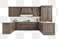 PNG Kitchen Cabinets Dark Wood cabinet kitchen furniture.