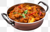 PNG Jalfrezi curry in balti dish food cookware mutton.