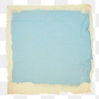 PNG Blue color ripped paper text painting diaper.