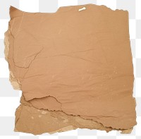 PNG Earth tone color ripped paper cardboard diaper.