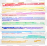PNG Rainbow color ripped paper furniture painting canvas.