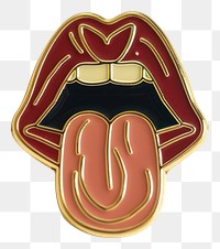PNG Showy Beardtongue shape pin badge ketchup symbol person.
