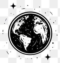 PNG Earth tattoo flat illustration logo appliance device.