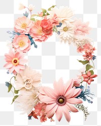 PNG Flower Collage flower wreath pattern graphics blossom.