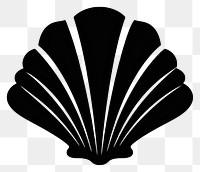 PNG Shell silhouette clip art invertebrate seashell seafood.