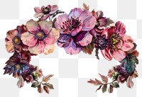 PNG Flower crown flower accessories accessory.