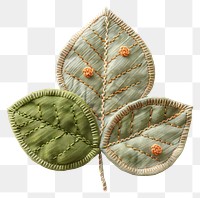 PNG Leaf shape pattern stitch accessories.