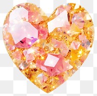 PNG  Glitter heart accessories chandelier accessory.