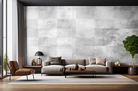 PNG modern living room mockup, transparent design