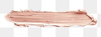 Underscore sign png rose gold shimmer brush stroke, transparent background