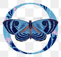 Letter O PNG in Seguy Papillons art alphabet illustration, transparent background