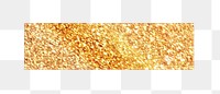 Minus sign png gold foil symbol, transparent background