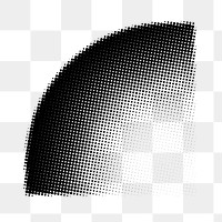 PNG Cool halftone shape, transparent background