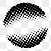 PNG Round halftone shape, transparent background