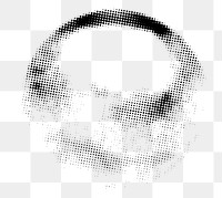 PNG Round halftone shape, transparent background