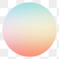PNG yellow aura gradient  Instagram highlight cover template, transparent background