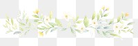 PNG Spring as divider watercolor graphics pattern blossom.