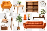 Home furniture png cut out set