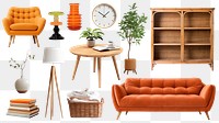 Home furniture png cut out set