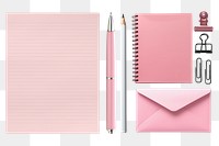 Stationery png cut out set