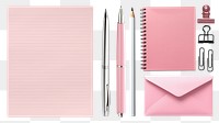 Stationery png cut out set