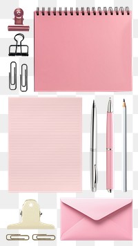 Stationery png cut out set