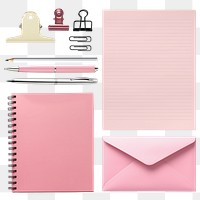 Stationery png cut out set