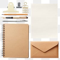 Stationery png cut out set