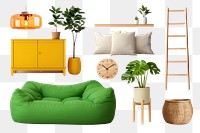 Home furniture png cut out set