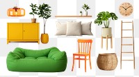 Home furniture png cut out set