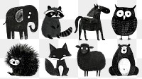 Wildlife animal png cut out set