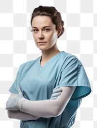 PNG female nurse, transparent background