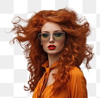 PNG Sunglasses lipstick portrait fashion