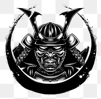 PNG Samurai logo emblem symbol.
