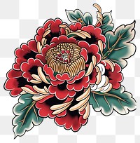 PNG Tattoo illustration of tsubaki flower embroidery graphics dynamite.