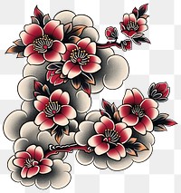 PNG Tattoo illustration of a sakura graphics dynamite weaponry.