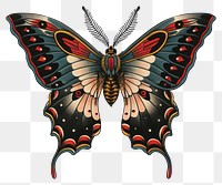 PNG Tattoo illustration of a butterfly invertebrate accessories accessory.