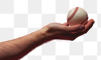 PNG Baseball ball on hand softball sports baseball (ball).
