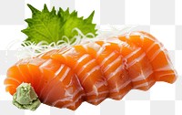 PNG Salmon sashimi ketchup seafood.