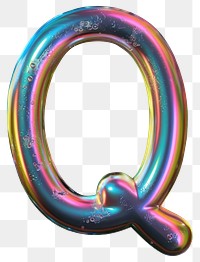 PNG Letter Q foil aluminium horseshoe.