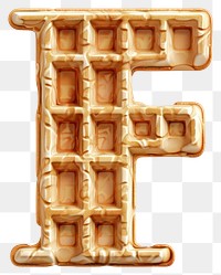 PNG Letter F waffle symbol cross.